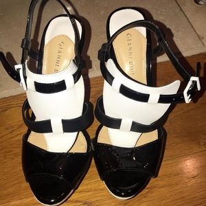 Black and White heels